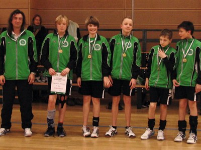 Das erste Fotos vom neunen Sachenmeister U14: dem SV Reudnitz